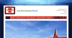 Desktop Screenshot of laxkwalaams.ca