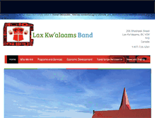 Tablet Screenshot of laxkwalaams.ca
